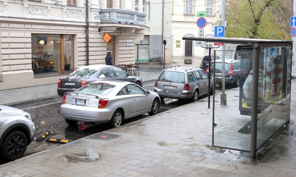 Viešojo transporto stotelė Islandijos gatvėje 