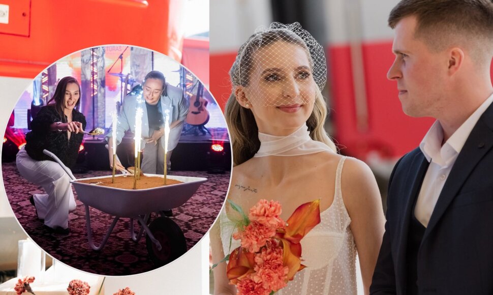 Vestuvių repeticija Vilniaus geležinkelio stotyje