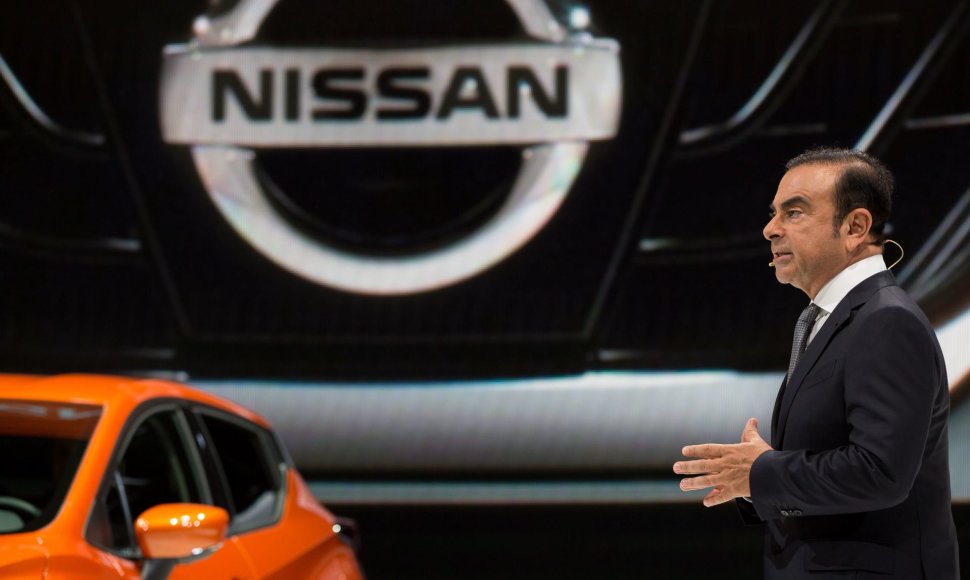 „Nissan“ vadovas Carlosas Ghosnas 