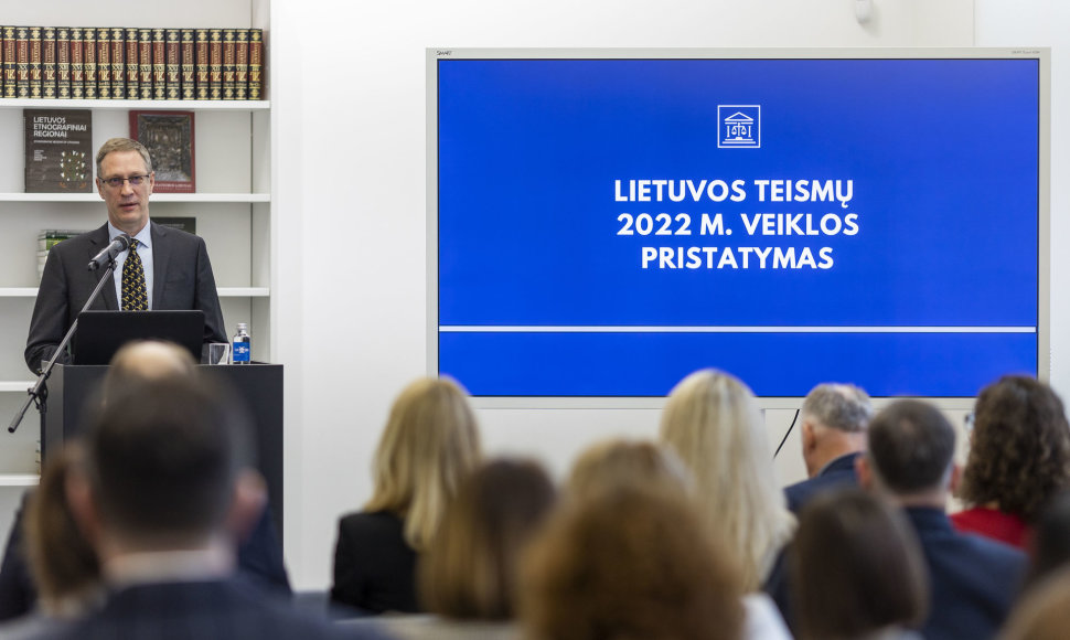 Lietuvos teismų 2022 metų veiklos pristatymo renginys