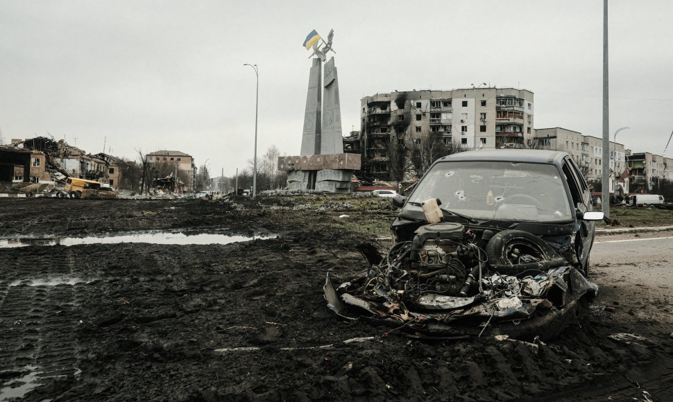 Karas Ukrainoje. Borodianka