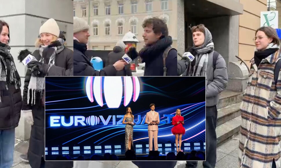 Apklausa gatvėje apie &bdquo;Euroviziją&ldquo; /M1, BNS nuotr.