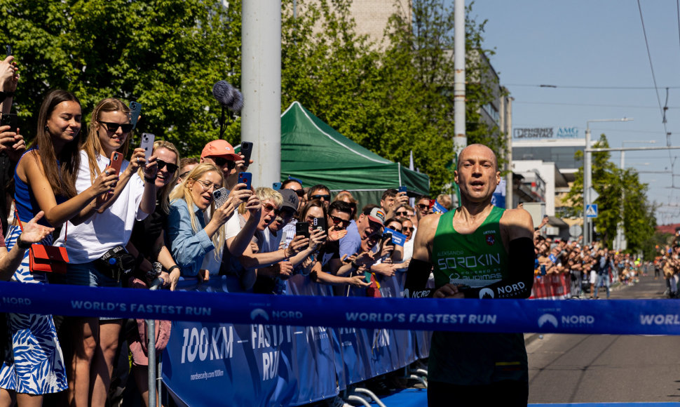 Aleksandro Sorokino 100km bėgimas