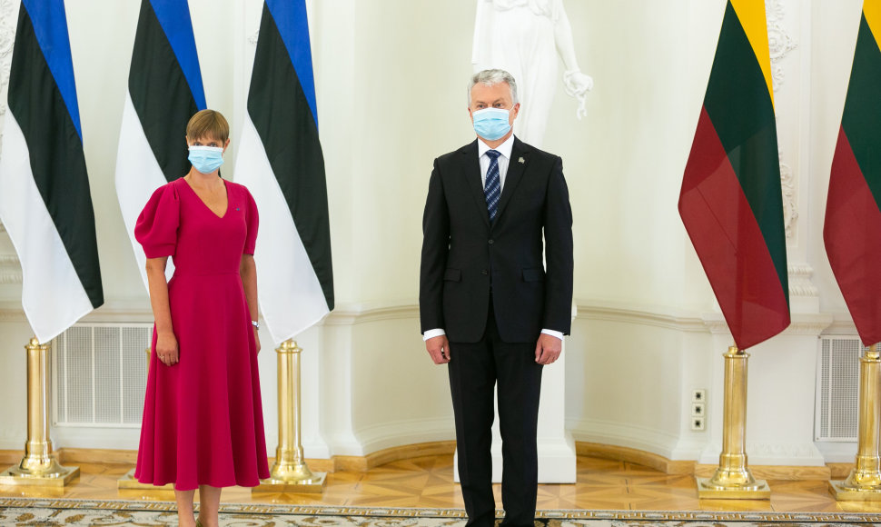 Kersti Kaljulaid ir Gitanas Nausėda