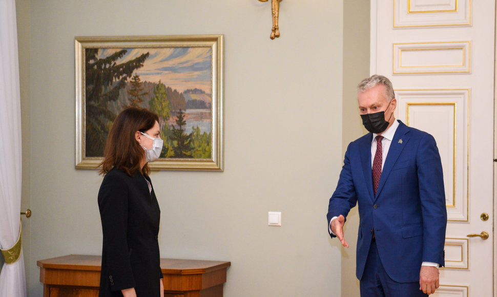 Prezidentas susitinka su kandidate į socialinės apsaugos ir darbo ministres Monika Navickiene