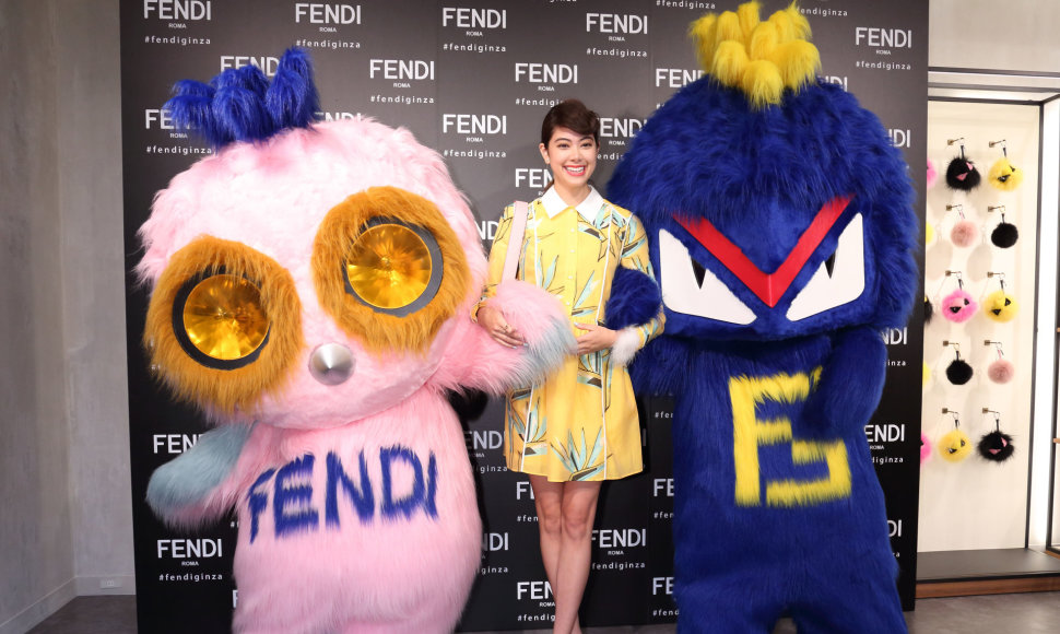 „Fendi“ pop-up parduotyvės Tokijuje atidarymas