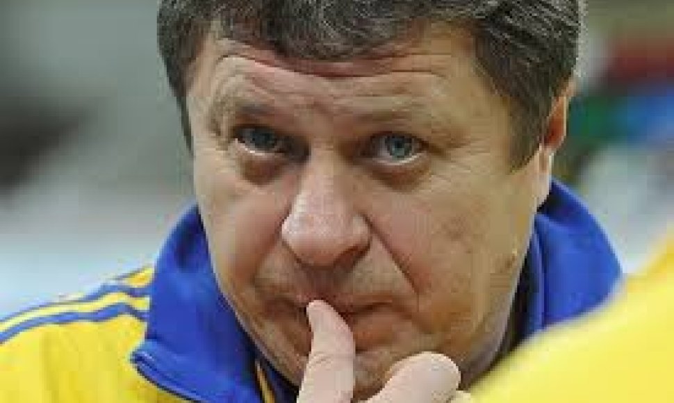 Ukrainos futbolo rinktinės treneris Aleksandras Zavarovas