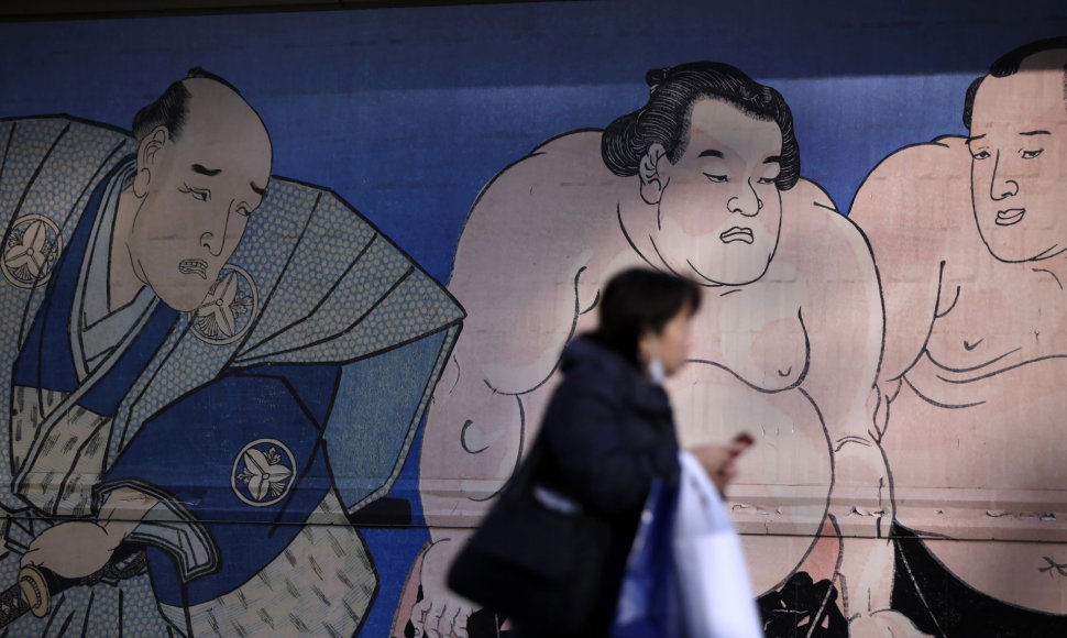 Sumo varžybos itin populiarios Japonijoje.