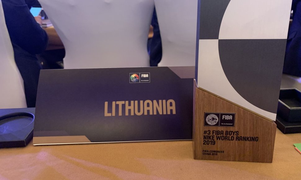 FIBA apdovanojimas