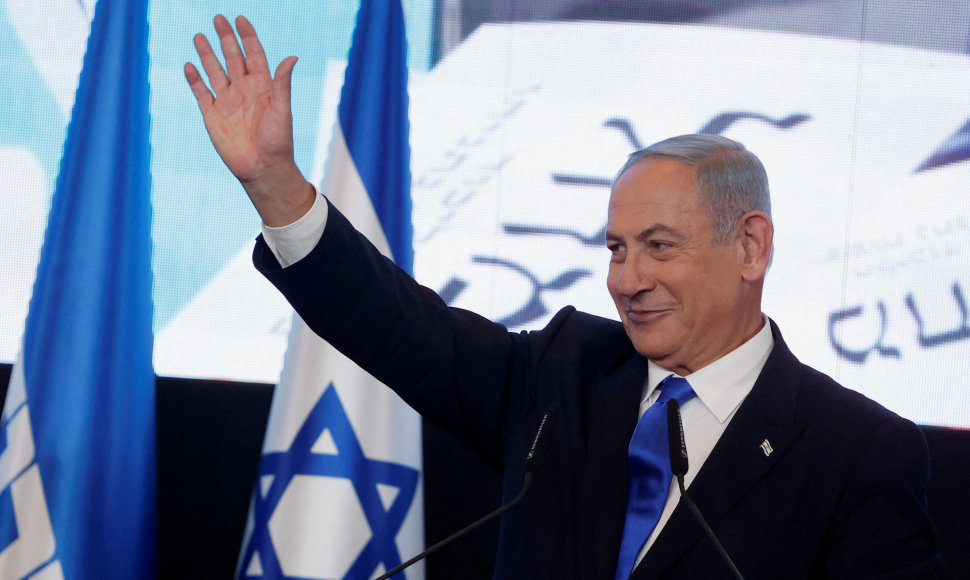  „Likud“ partijos lyderis B.Netnanyahu