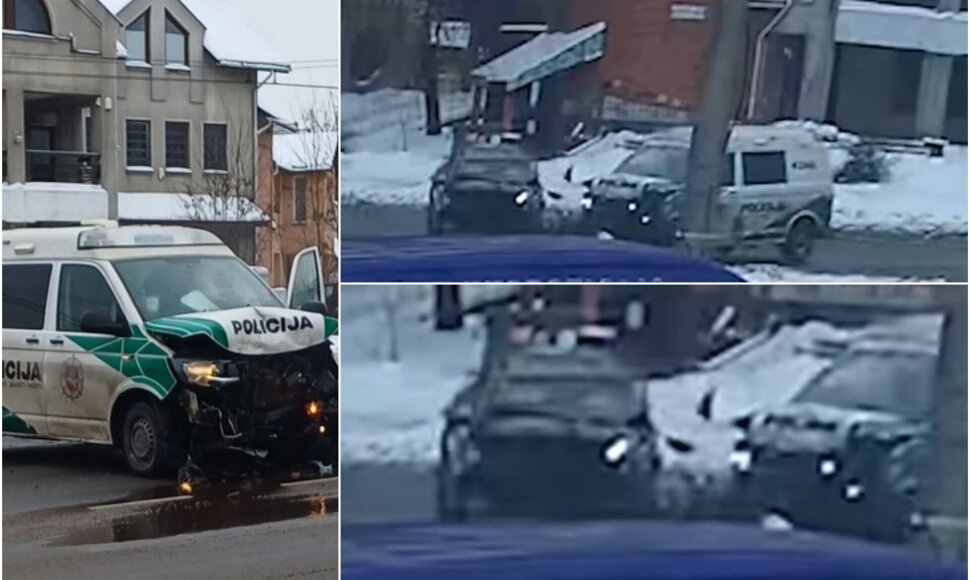 Užfiksuotas susidūrimas