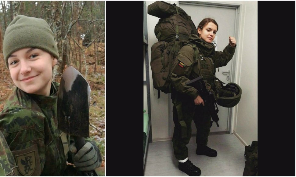 Lietuvos kariuomenėje šauktinei savanorei Darijai netrūko nei emocijų, nei išbandymų