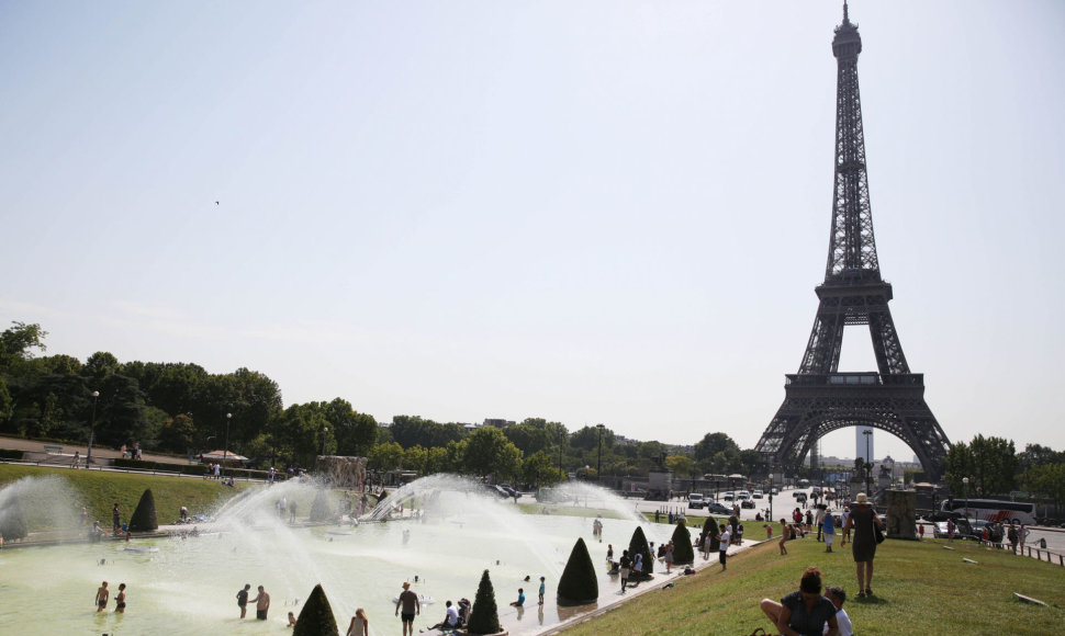Karščio banga Paryžiuje