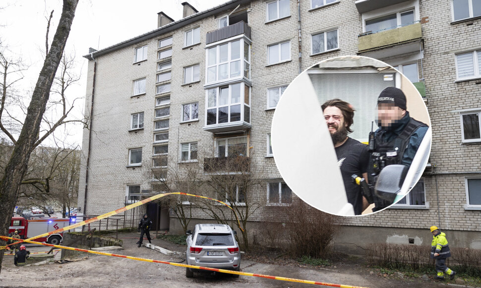 Sprogimas Dzūkų gatvėje