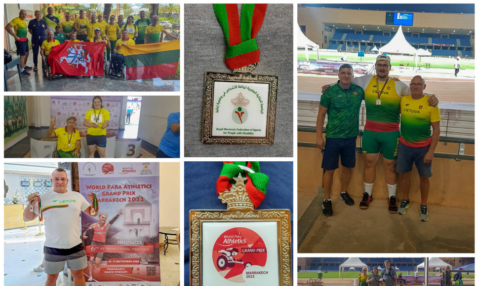 Lietuvos paraatletai Maroke