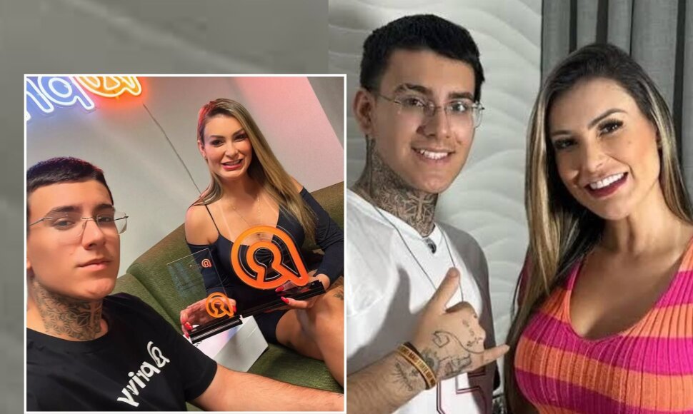 Andressa Urach su sūnumi