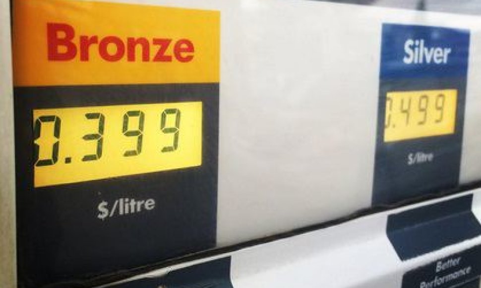 „Shell“ degalų kainos spalio 8-ąją