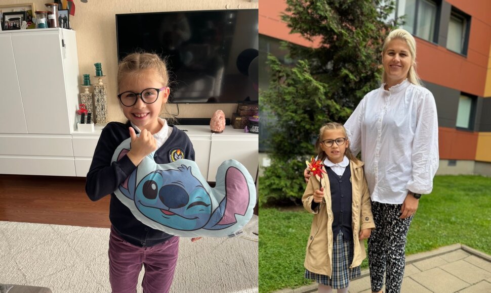Rugilė su mama