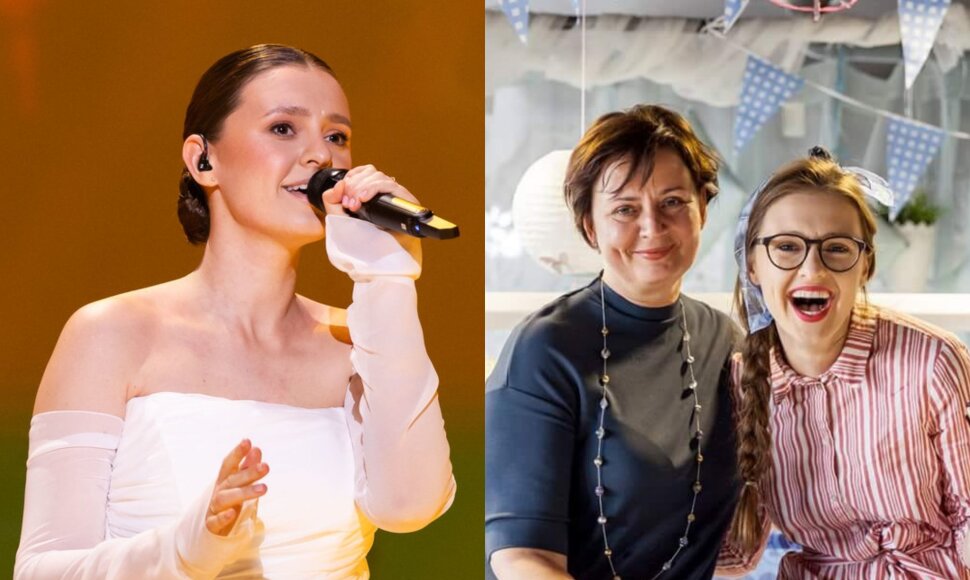 Ieva Zasimauskaitė su mama