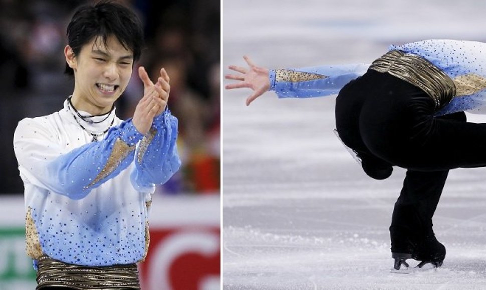 Yuzuru Hanyu po pasirodymo Bostone neslėpė emocijų