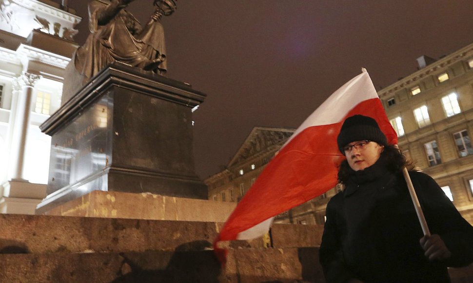 Lenkiją purto protestai