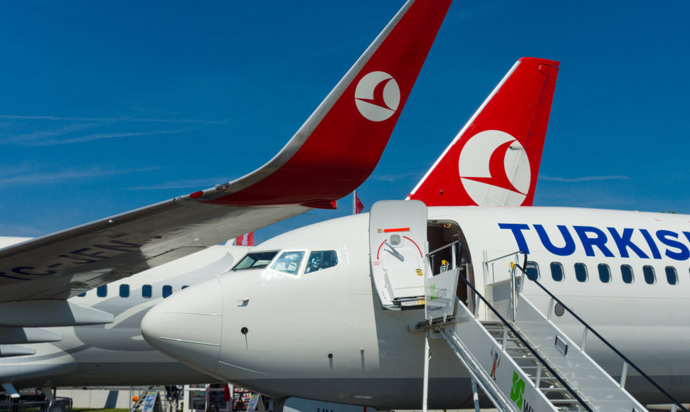 „Turkish Airlines“ lėktuvai