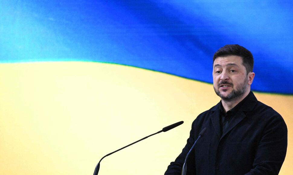 Volodymyras Zelenskis / THOMAS KIENZLE / AFP