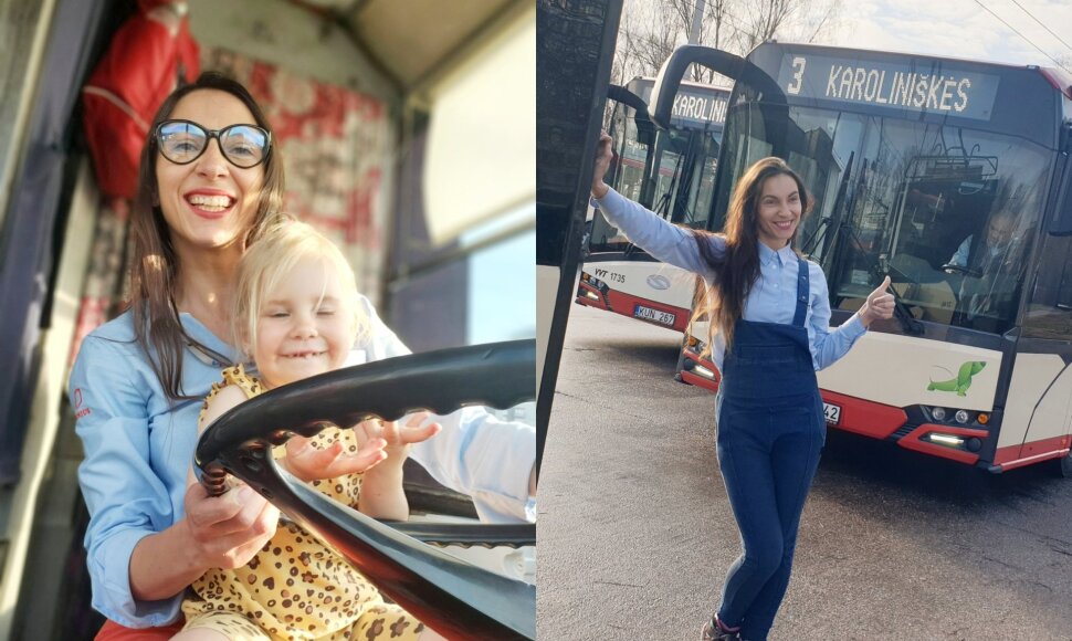 Troleibuso vairuotoja Inga Vosylienė
