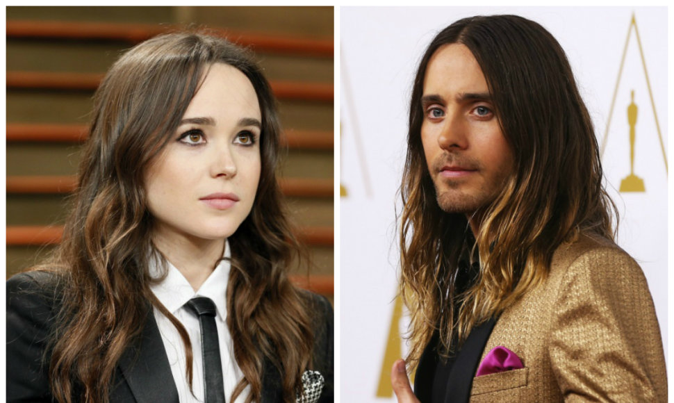 Jaredas Leto ir Ellen Page