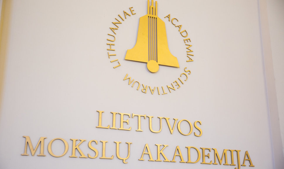 Lietuvos mokslo premijų laureatų paskelbimo akimirka