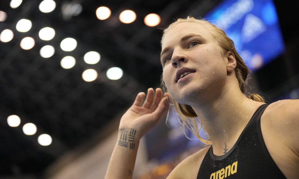 Rūta Meilutytė iškovojo pasaulio čempionato auksą ir pagerino planetos rekordą