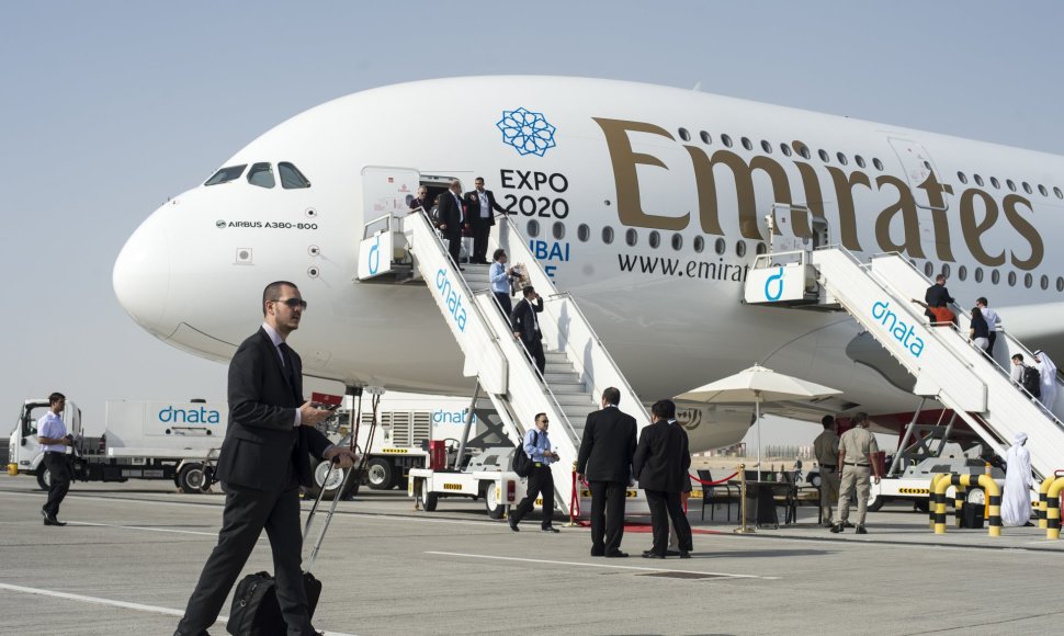 „Emirates Airlines“ lėktuvas „Airbus A380-800“
