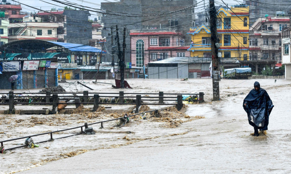 Potvynis Nepale