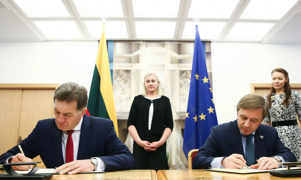 Algirdas Butkevičius ir Ramūnas Karbauskis