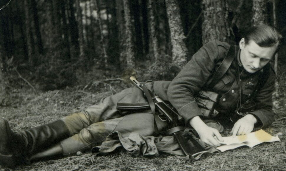Dainavos apygardos vado adjutantas Lionginas Baliukevičius-Dzūkas. 1948 m. vasara