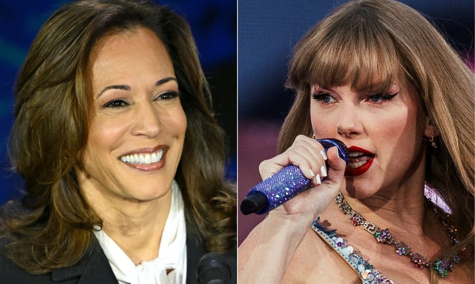 Kamala Harris ir Taylor Swift