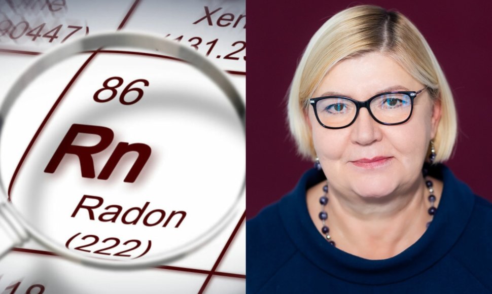 Radonas / Gyventojų apšvitos stebėsenos skyriaus vedėja Rima Ladygienė.