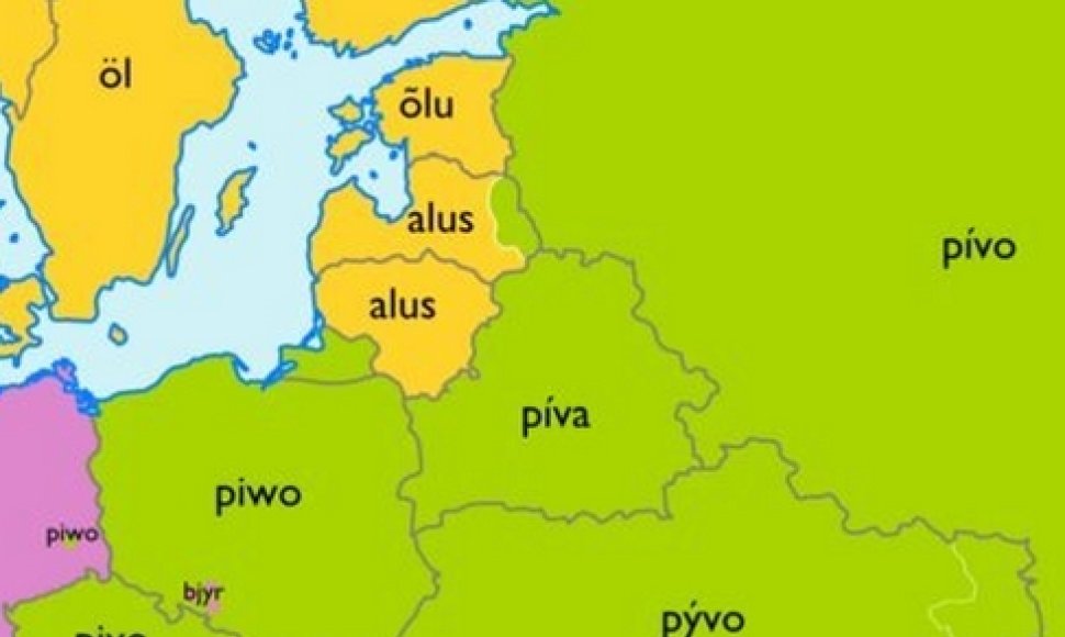 Kalbų žemėlapis