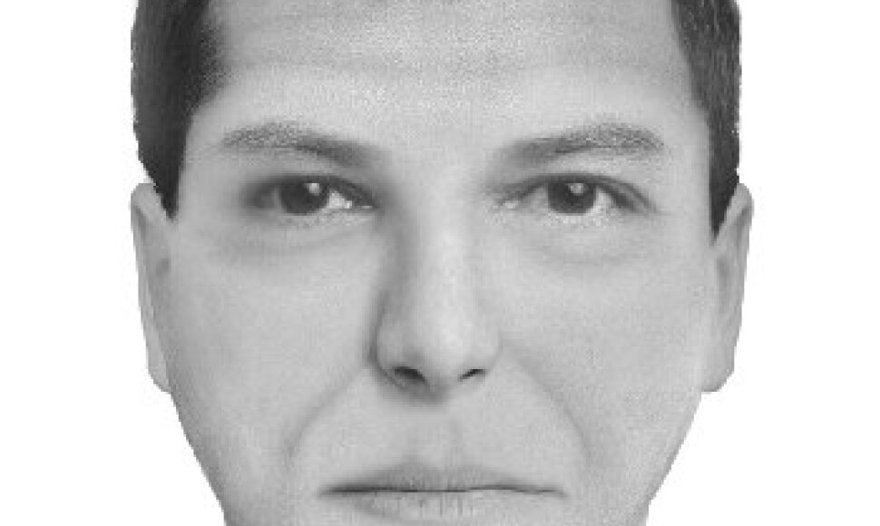 Policijos ie&scaron;komo vyro fotorobotas