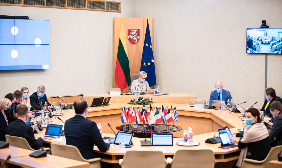Ministrų posėdis Lietuvos Respublikos Vyriausybėje