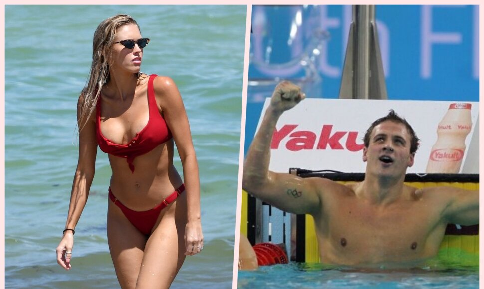 Kayla ir Ryanas Lochte skiriasi.