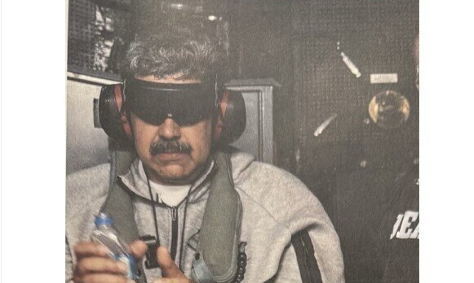 Trumpas pasidalijo Maduro nuotrauka