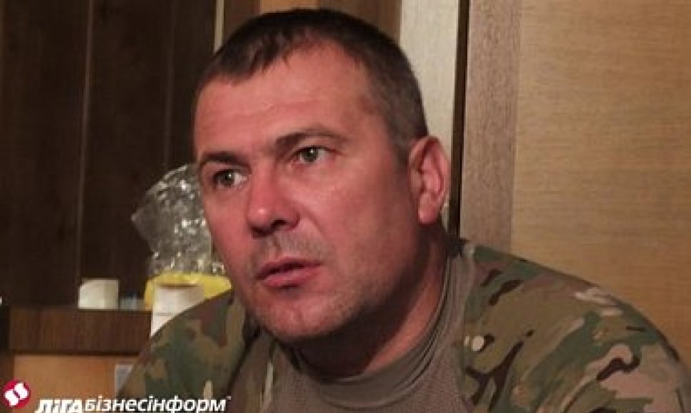 Ukrainos savanorių bataliono „Dnepr 1” vadas Jurijus Bereza
