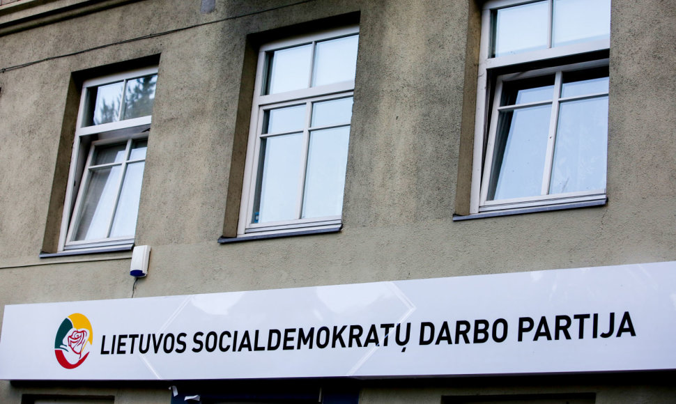 Lietuvos socialdemokratų darbo partijos  būstinės atidarymas