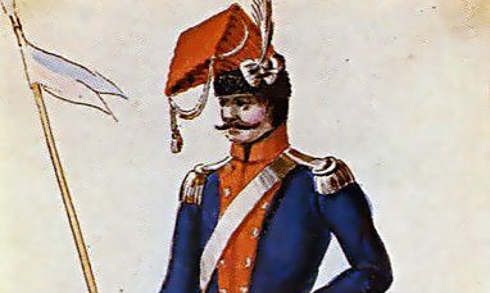 Taip atrodyti turėjo LDK Kauno brigados pėsstininkas 1792 m