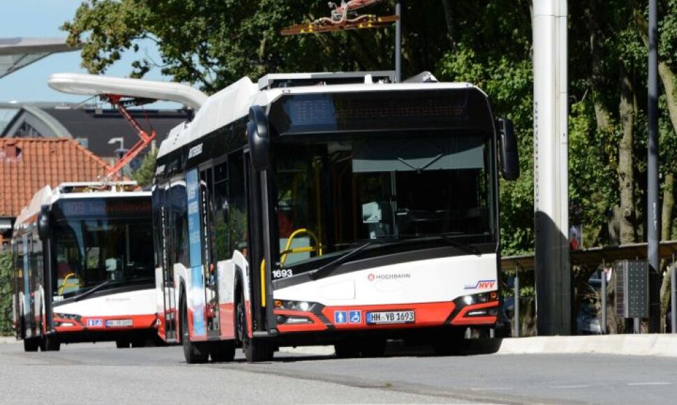 Įkrovimo stotelė autobusams
