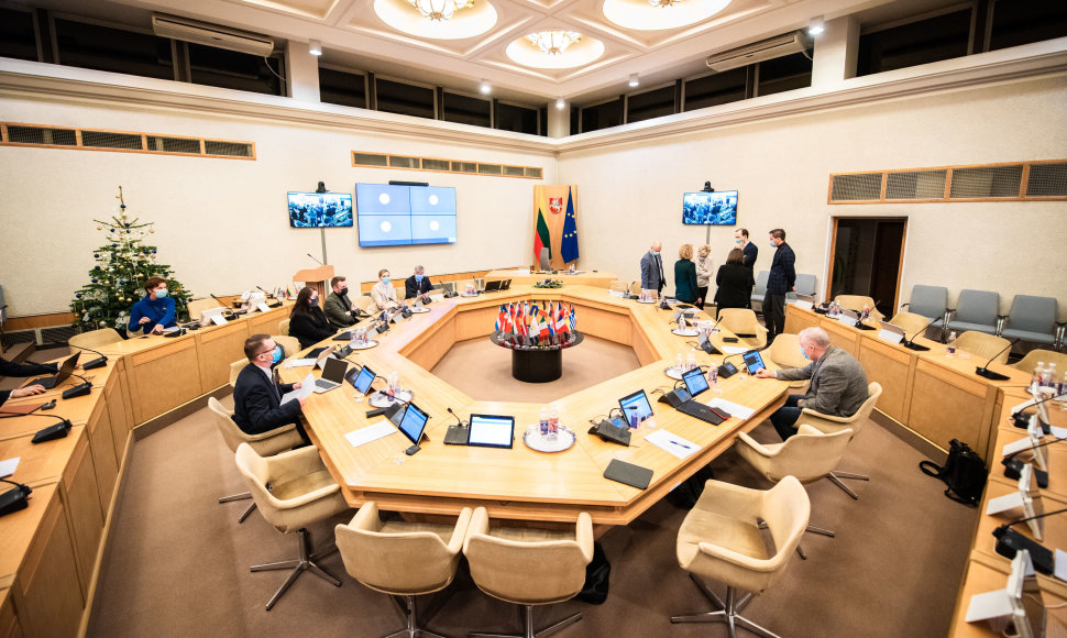 Ministrų posėdis Lietuvos Respublikos Vyriausybėje