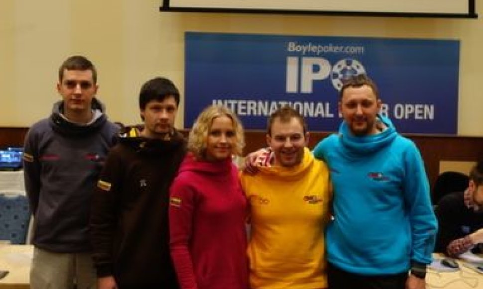 IPO lietuviai (iš kairės): Paulius Venčkauskas, Petras Stulpinas, Svajūnė Vadopolaitė, Vytautas Milbutas ir Neividas Biriukovas