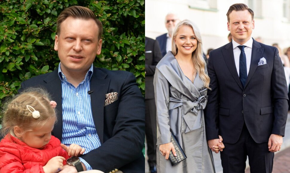 Valdas Benkunskas su šeima