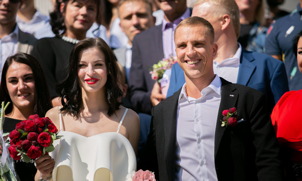 Igno Barkausko ir Gabijos Veronikos Puzonės vestuvių akimirka